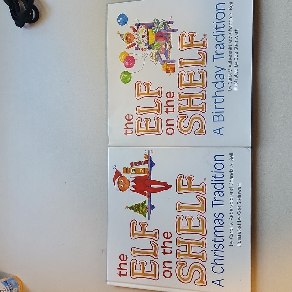Elf on the Shelf Christmas & Birthday Hardcover Books